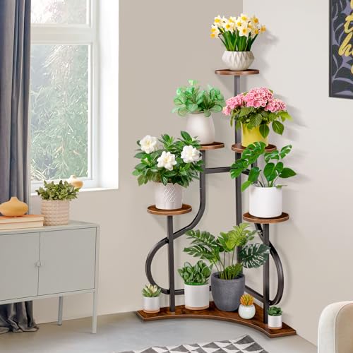 6 Tier Corner Plant Stand