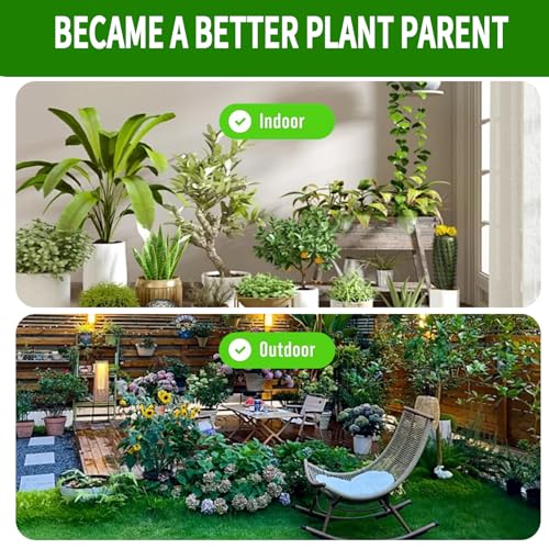 2 Pack Soil Moisture Meter for Plants (GREEN+BLACK)