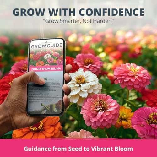 Thumbelina Dwarf Zinnia Seeds