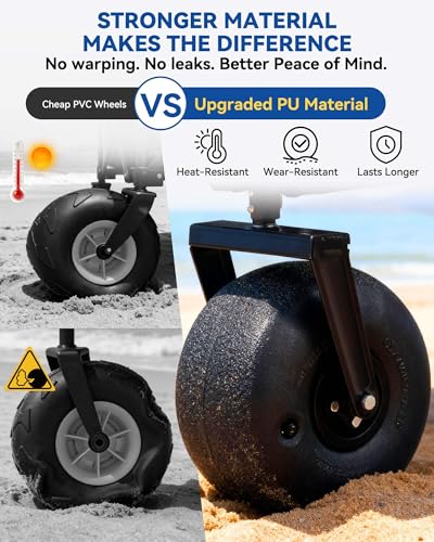 Beach Wagon with Balloon Wheels (Black / 9" Balloon Wheels)