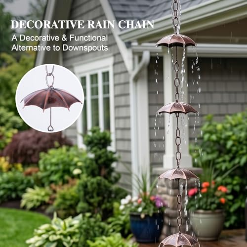 Umbrella Rain Chain (Umbrella Cups)