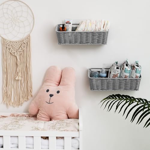 Wicker Hanging Basket for Storage (2 Count)