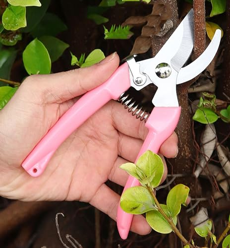 Garden Flower Shears Pruning Shears 6.9 inches Scissors Heavy Duty Plant Scissors for Cutting Flowers
