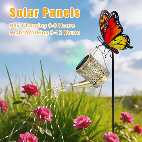 Solar Garden Lights Outdoor Decor (Butterfly / 1 PACK)