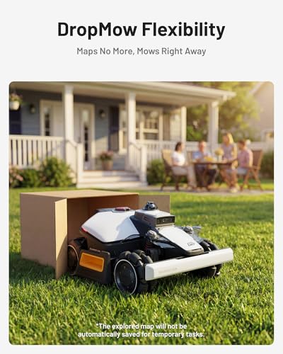 LUBA mini 2 1500H Robot Lawn Mower with Garage (Mowing area 0.37 Acres)