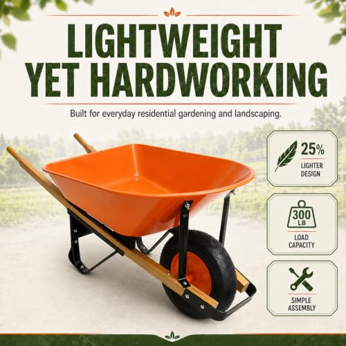 Wheel Wheelbarrow (Orange)