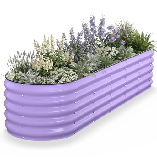 Raised Garden Bed (Lavender Purple / 8x2x1.5FT)