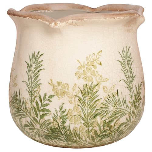 Cottagecore Ceramic Vase and Planter (Cottage Fern)