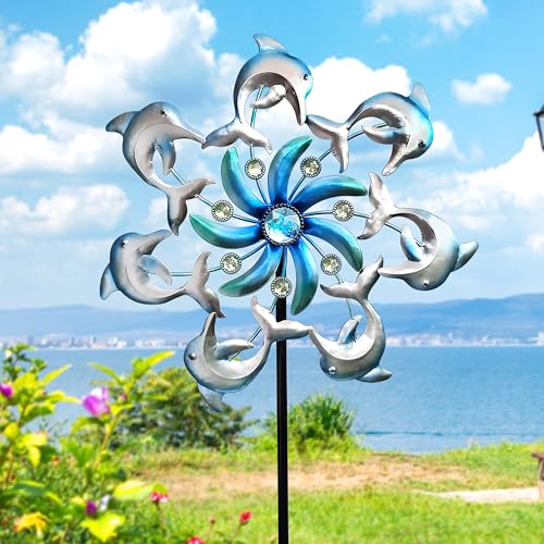 39" Dolphin Wind Spinners