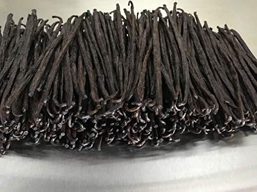 2oz Grade B Organic Madagascar Vanilla Beans for extract. Certified USDA Organic. 5" (2 Ounce (Pack of 1))