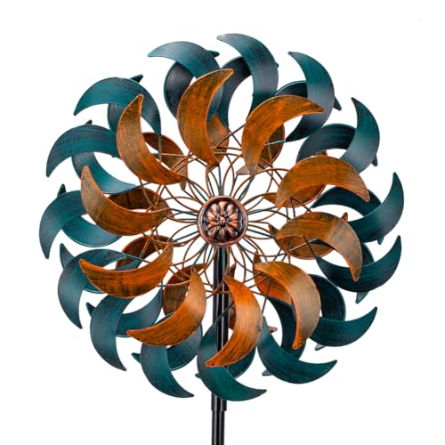 Garden Wind Spinners (Cyan-13")