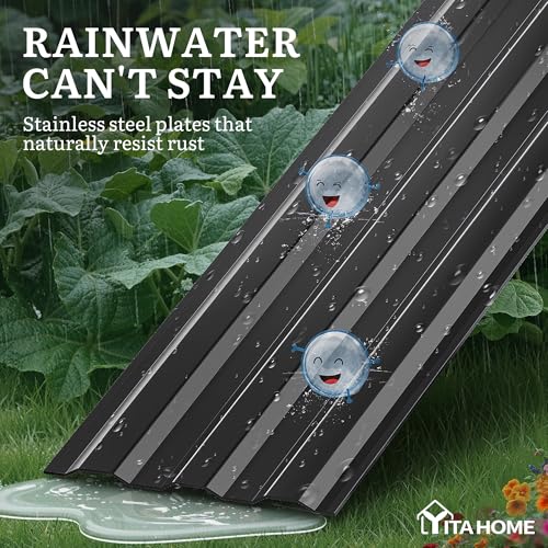 6x3x1ft 2pcs Large Raised Garden Bed Kit (Black / 6x3x1ft 2pcs)
