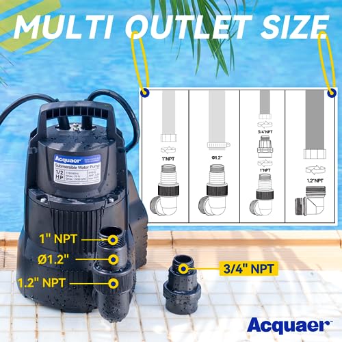 1 2 HP Automatic Sump Pump (19ft Cord)