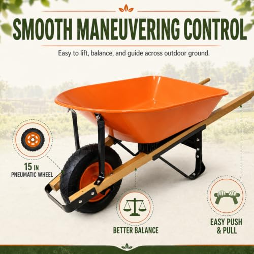 Wheel Wheelbarrow (Orange)