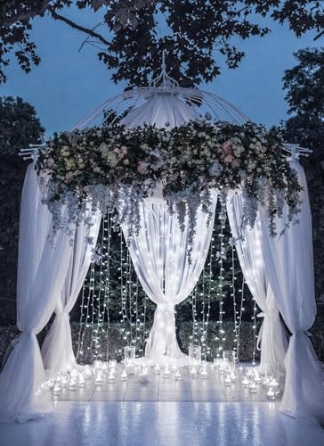 120 LED Solar Fairy Lights Outdoor Waterproof IP65 (Cool White / 9.8Ft)