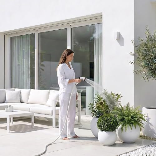 Fiberstone Sphere Planter for Olive Trees (White / Medium 16.1''D x 13.6''H)