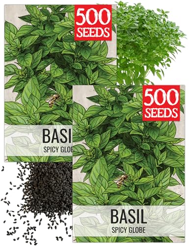 Herb Seeds to Plant Spicy Globe Basil (2 Packs)