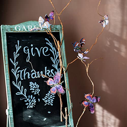 Artificial Butterfly (Purple Butterfly-5-pcs)