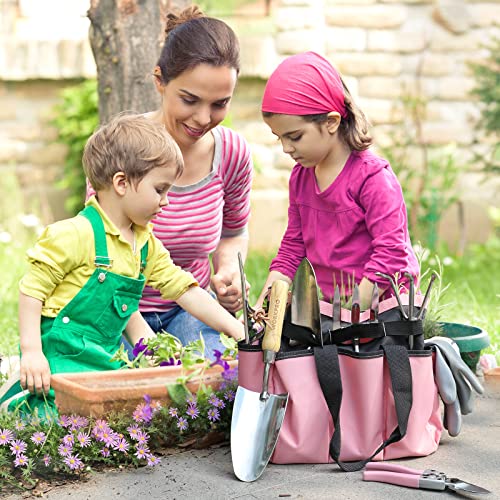 8 Piece Pink Garden Tool Set