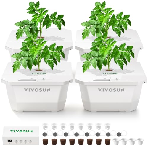 FlexFeed DWC Hydroponic System Kit (4 Buckets / Smart Controller)