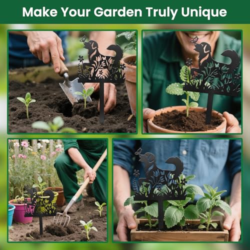 Wildflowers Puppies Garden Plant Marker (Wildflowers Puppies and Butterflies)