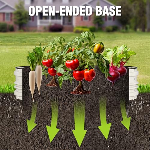 4x2x1ft Galvanized Raised Garden Bed Set