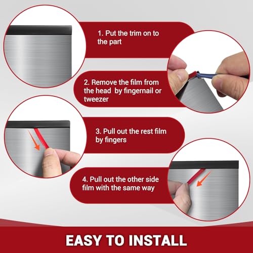 Rubber Edge Trim (Fit 3/16" - L10' / Black)