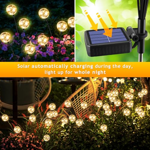 Solar Lights Outdoor Waterproof (4packs)