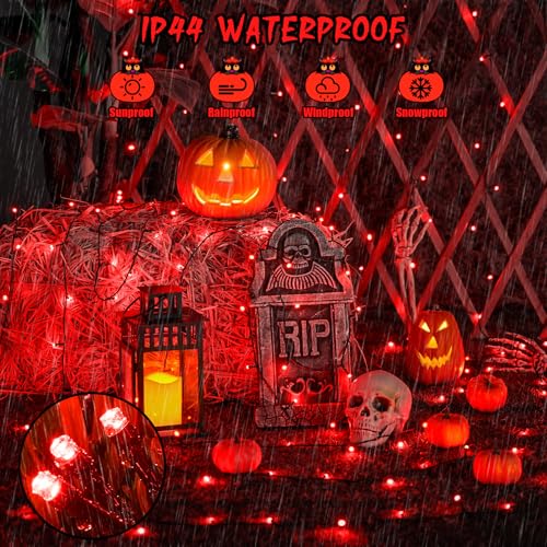 600 LED Solar Halloween Lights (Red / 600LED*1)