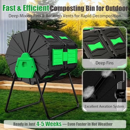 Compost Tumbler (Green)