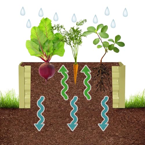 8x2x2FT Beige Metal Raised Garden Bed Kit (Beige / 8x2x2 ft)