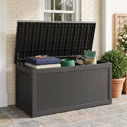 Outdoor Storage Box (Black / 320 Gallon 3.1 XXL)