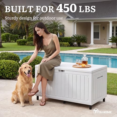90 Gallon Outdoor Double (White / 90 gallon)