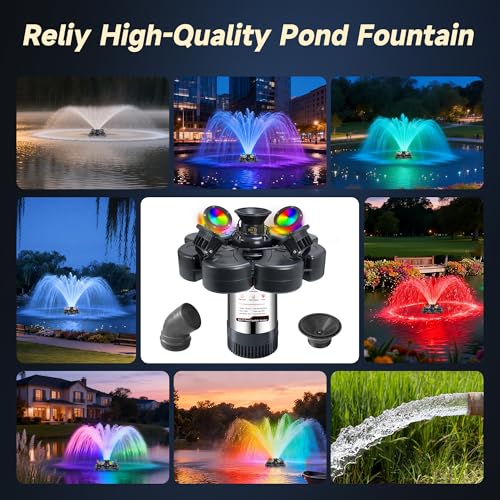 Pond Fountain Aerator (Black E)