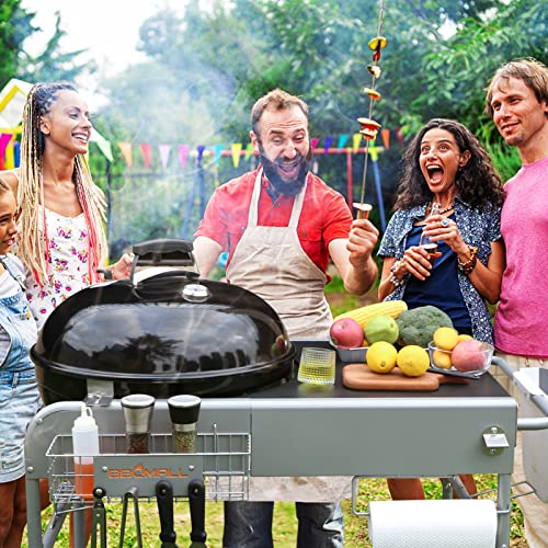 Grill Table for Weber 22" &18" Original Kettle (50" x 24.2" x 31.1" inches|30001)