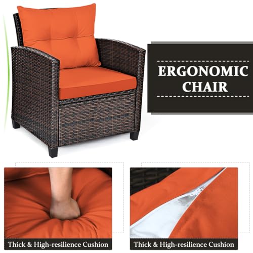 3 Pieces Patio Furniture Set