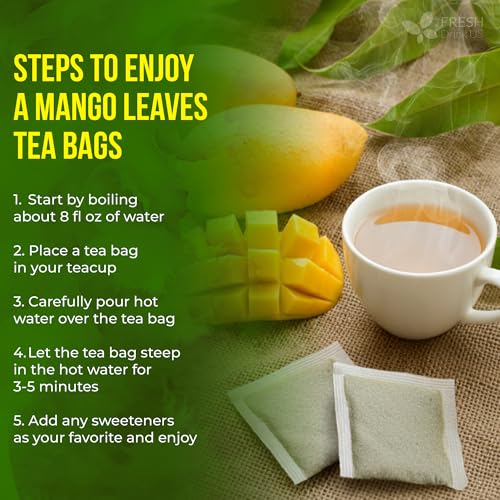 Premium 40 Mango Leaf Tea Bags (40 Tea Bags)