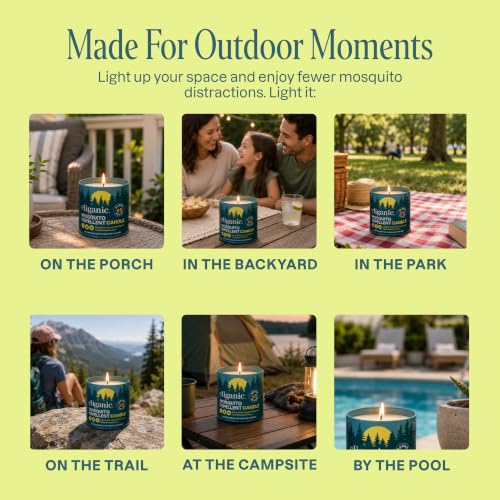 Citronella Candles Outdoor (16 Oz (Pack of 2))