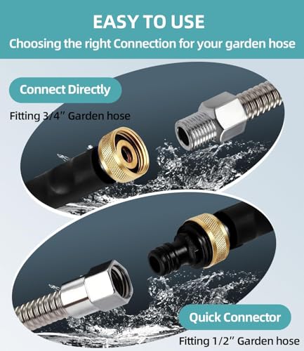 Jet Nozzle High Pressure Hose Nozzle (Blue / 18inch)