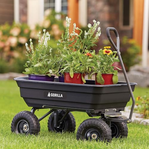 Poly Dump Cart (4-Cubic Feet / Pneumatic)