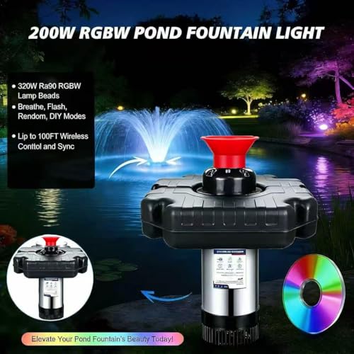 Pond Fountain Aerator (Stainless Steel Water Pump - 001)