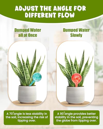 Iridescent Self Watering Globes (4 Count)