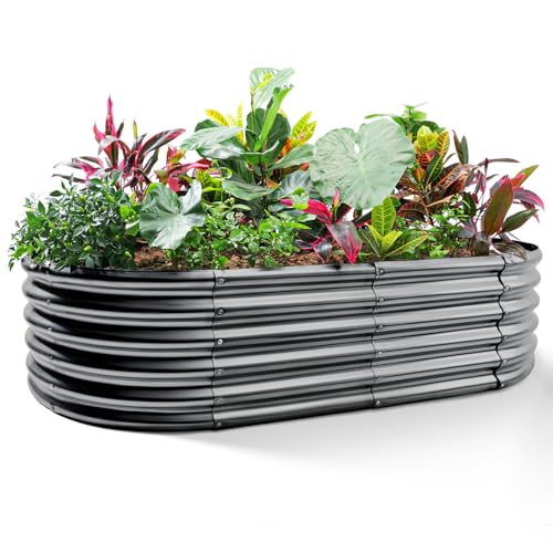 6x3x1.5ft Galvanized Raised Garden Bed Kit
