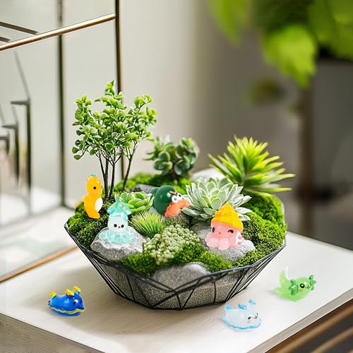50 Pcs Mini Ocean Resin Animals Figures (50 Count)