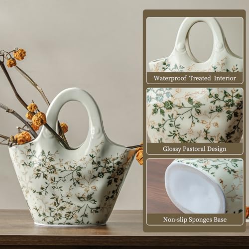Ceramic Flower Vase for Home Decor