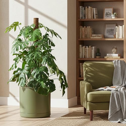 16 Inch Ceramic Planter Pot (XXX-Large / Olive)