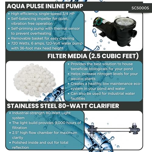 Simply Clear Filter System (For Ponds up to 5,000 Gallons)