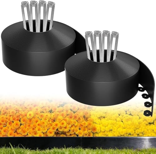 Garden Edging Border (black / 2 Inch x 200FT)