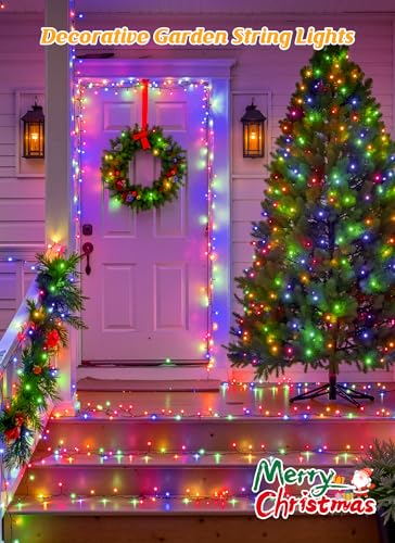 Solar Christmas Lights (Multicolor / 2 Pack)