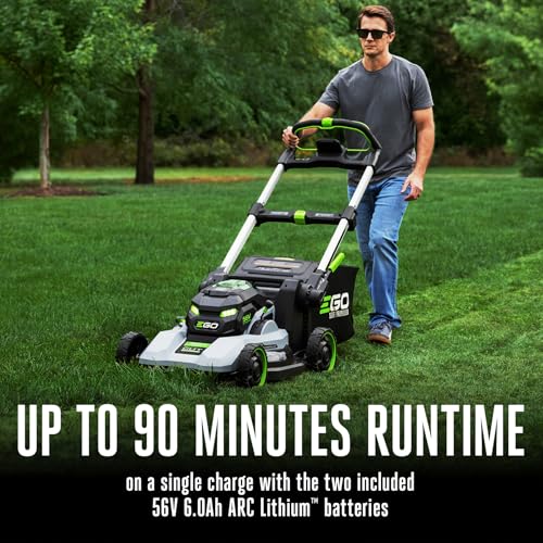 Electric Lawn Mower (22" / w/(2) 6.0Ah Batteries, Super Composite)